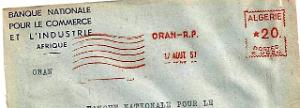 Oran enveloppes pub 274